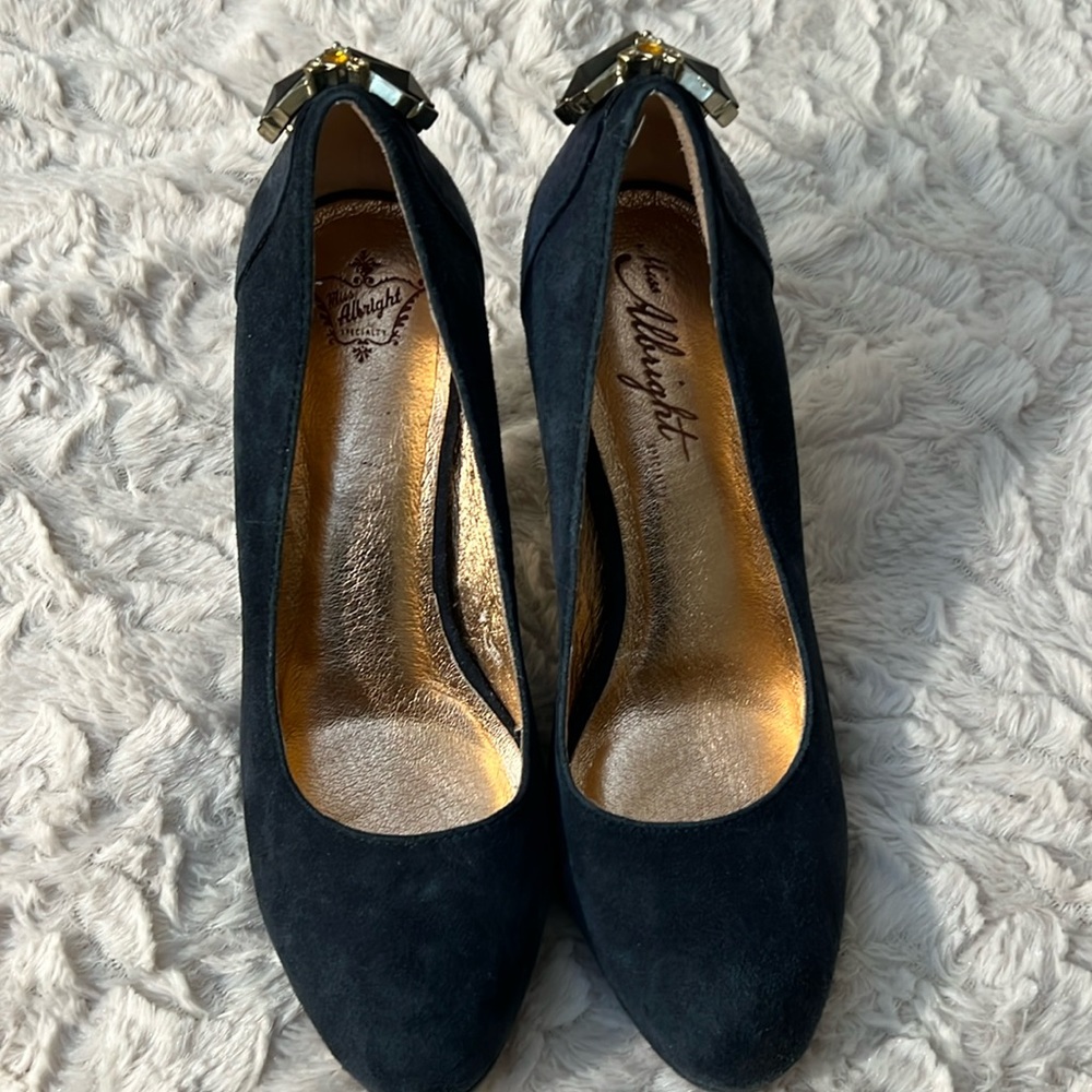 🔥💖Miss Albright Specialty Genuine Suede Heels